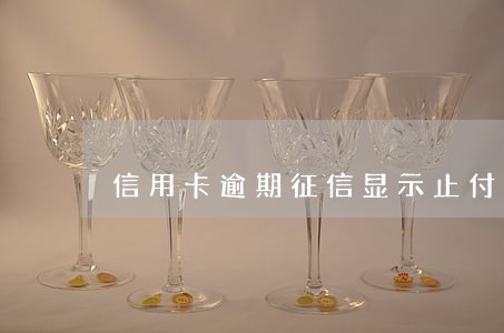 信用卡逾期征信显示止付怎么解除