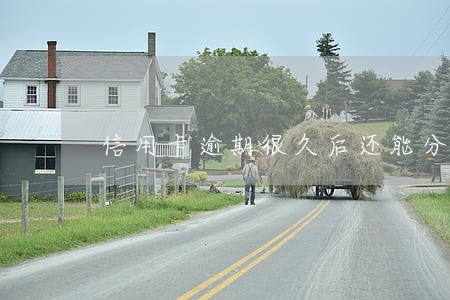 信用卡逾期很久后还能分期吗