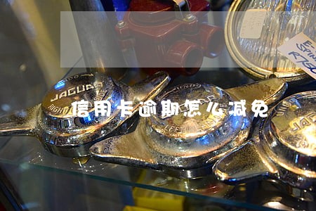 信用卡逾期怎么减免
