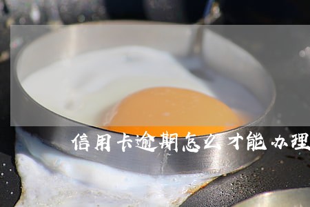 信用卡逾期怎么才能办理分期 信用卡逾期怎么才能办理分期