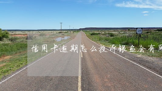 信用卡逾期怎么投诉银监会有用吗 信用卡逾期怎么投诉银监会有用吗