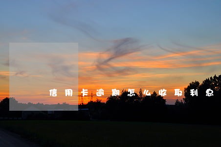 信用卡逾期怎么收取利息吗