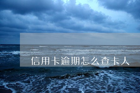 信用卡逾期怎么查卡人