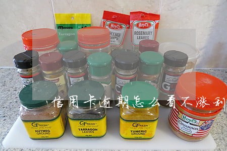 信用卡逾期怎么看不涨利息 信用卡逾期怎么看不涨利息