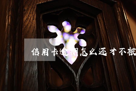 信用卡逾期怎么还才不被起诉 信用卡逾期怎么还才不被起诉