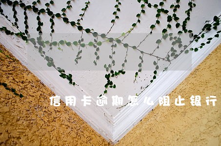 信用卡逾期怎么阻止银行上门 信用卡逾期怎么阻止银行上门