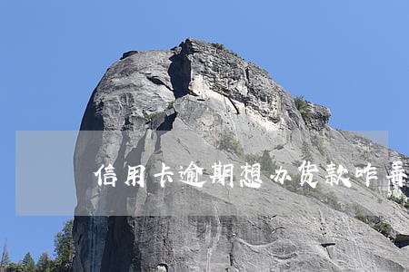 信用卡逾期想办货款咋弄 信用卡逾期想办货款咋弄