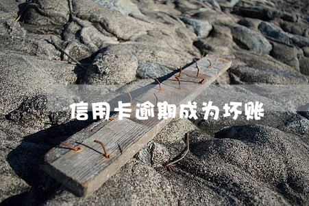 信用卡逾期成为坏账 信用卡逾期成为坏账