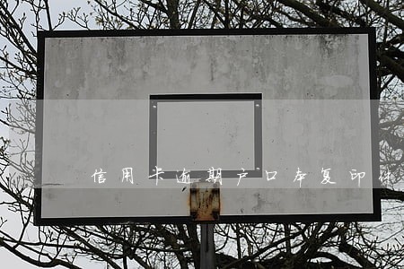 信用卡逾期户口本复印件