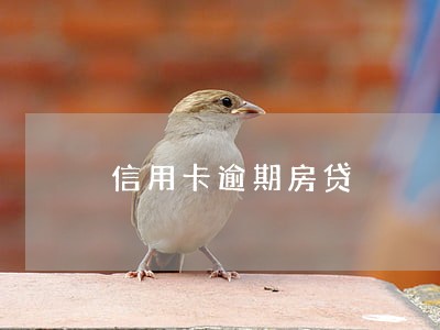 信用卡逾期房贷 信用卡逾期房贷