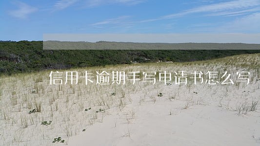 信用卡逾期手写申请书怎么写 信用卡逾期手写申请书怎么写