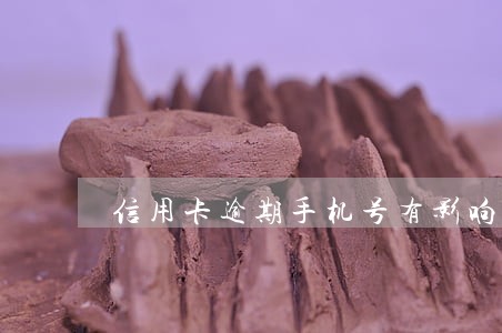 信用卡逾期手机号有影响吗 信用卡逾期手机号有影响吗