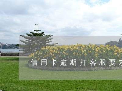 信用卡逾期打客服要求协商回电 信用卡逾期打客服要求协商回电
