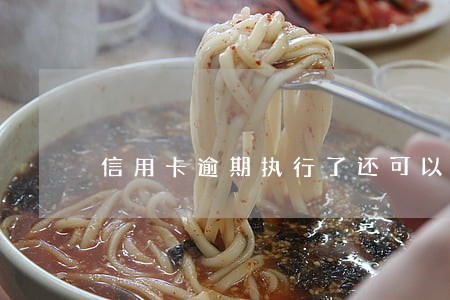 信用卡逾期执行了还可以协商吗