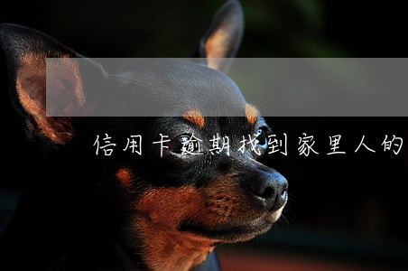 信用卡逾期找到家里人的单位 信用卡逾期找到家里人的单位