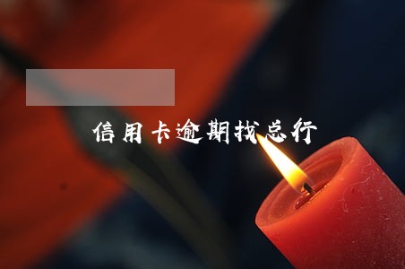 信用卡逾期找总行