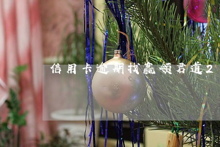 信用卡逾期找赢领君道2