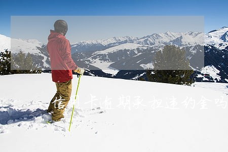 信用卡逾期承担违约金吗 信用卡逾期承担违约金吗