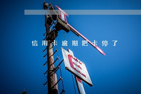 信用卡逾期把卡停了