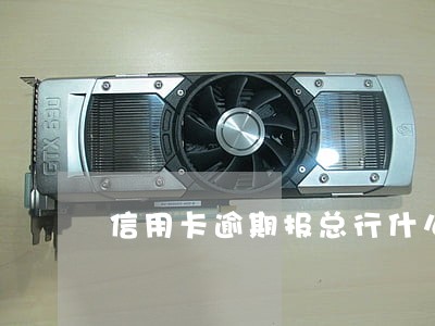 信用卡逾期报总行什么意思 信用卡逾期报总行什么意思