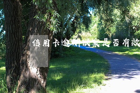 信用卡逾期报案是否有效 信用卡逾期报案是否有效