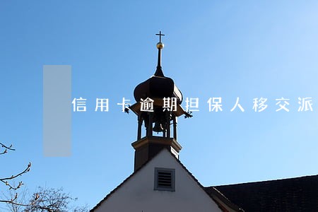 信用卡逾期担保人移交派出所 信用卡逾期担保人移交派出所