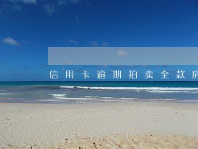 信用卡逾期拍卖全款房 信用卡逾期拍卖全款房