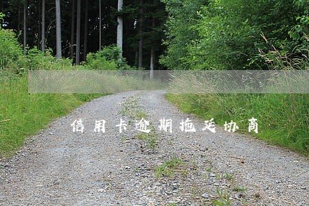 信用卡逾期拖延协商 信用卡逾期拖延协商