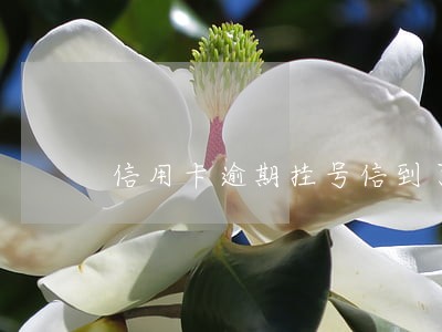 信用卡逾期挂号信到了怎么办 信用卡逾期挂号信到了怎么办