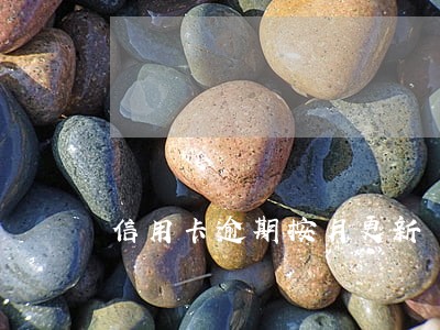 信用卡逾期按月更新 信用卡逾期按月更新