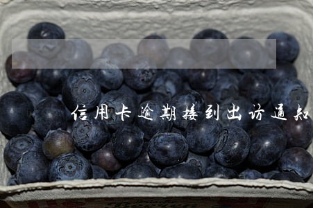 信用卡逾期接到出访通知 信用卡逾期接到出访通知