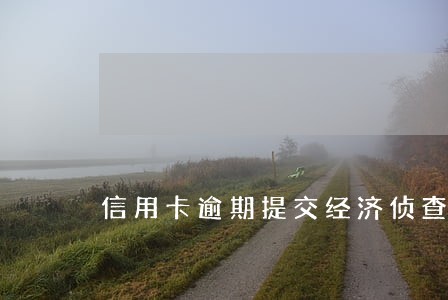 信用卡逾期提交经济侦查科 信用卡逾期提交经济侦查科