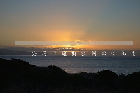 信用卡逾期收到诉讼函怎么办 信用卡逾期收到诉讼函怎么办
