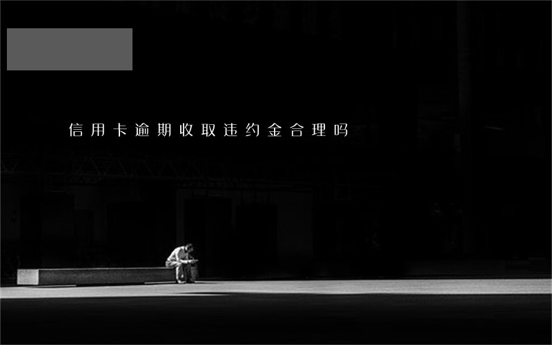 信用卡逾期收取违约金合理吗 信用卡逾期收取违约金合理吗