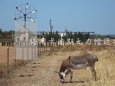信用卡逾期无力偿还会起诉吗 信用卡逾期无力偿还会起诉吗