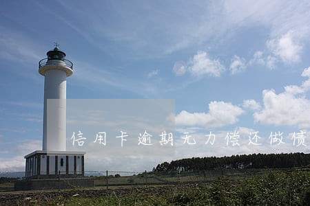 信用卡逾期无力偿还做债务重组