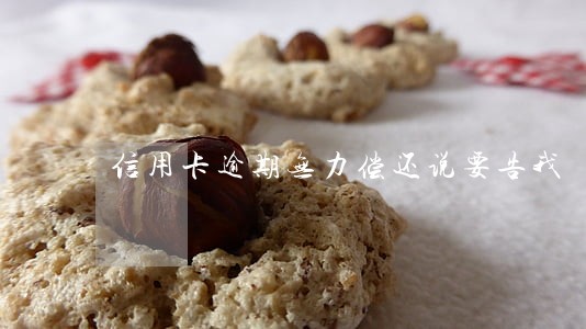 信用卡逾期无力偿还说要告我 信用卡逾期无力偿还说要告我