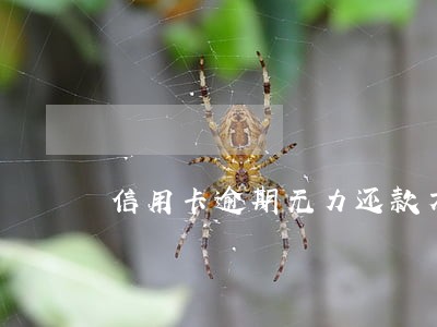 信用卡逾期无力还款方式 信用卡逾期无力还款方式