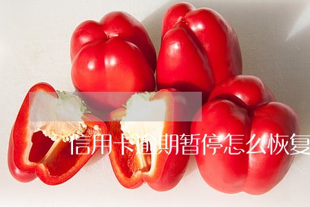 信用卡逾期暂停怎么恢复 信用卡逾期暂停怎么恢复