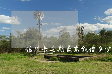 信用卡逾期最高能借多少钱