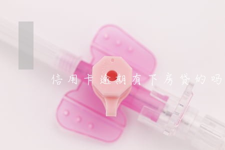 信用卡逾期有下房贷的吗 信用卡逾期有下房贷的吗