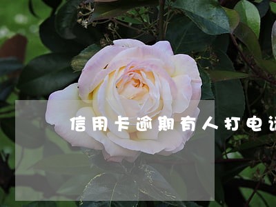 信用卡逾期有人打电话诈骗 信用卡逾期有人打电话诈骗