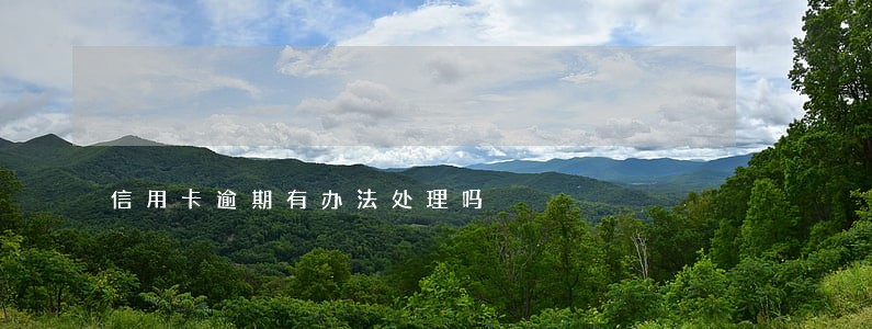 信用卡逾期有办法处理吗 信用卡逾期有办法处理吗