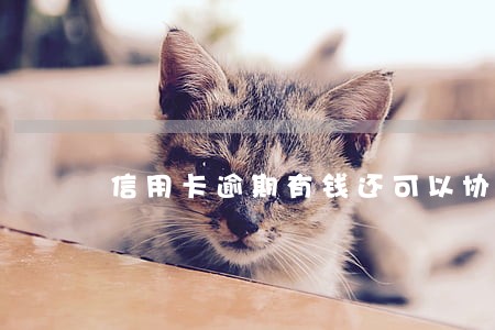 信用卡逾期有钱还可以协商 信用卡逾期有钱还可以协商