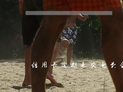 信用卡逾期未交电费会怎么样 信用卡逾期未交电费会怎么样