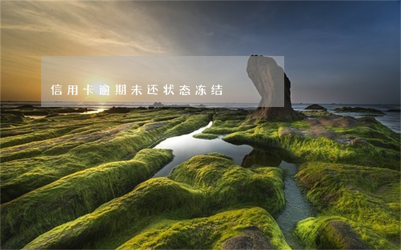 信用卡逾期未还状态冻结 信用卡逾期未还状态冻结