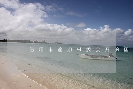 信用卡逾期村委会开的困难证 信用卡逾期村委会开的困难证