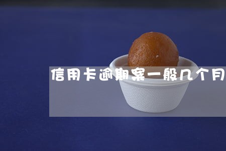 信用卡逾期案一般几个月结案