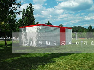 信用卡逾期欠40万自救方法 信用卡逾期欠40万自救方法