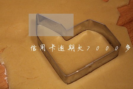 信用卡逾期欠7000多判刑 信用卡逾期欠7000多判刑